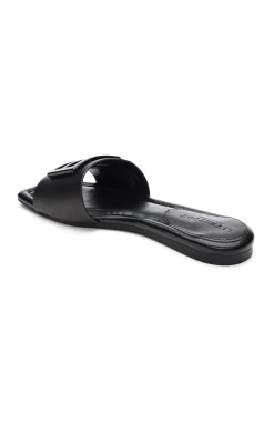 Sandals-Liverpool Los Angeles DUNBAR LOGO MEDALLION SANDALS Black