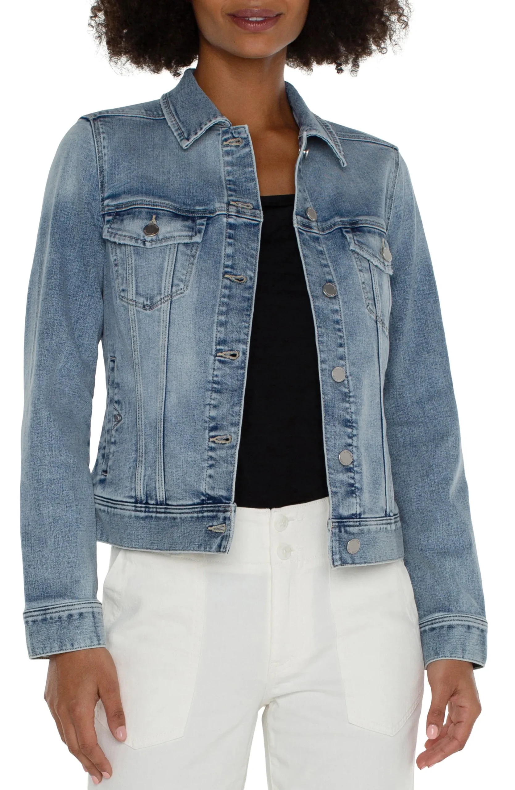 Jackets|Jackets-Liverpool Los Angeles ECO CLASSIC JEAN JACKET Cabrillo