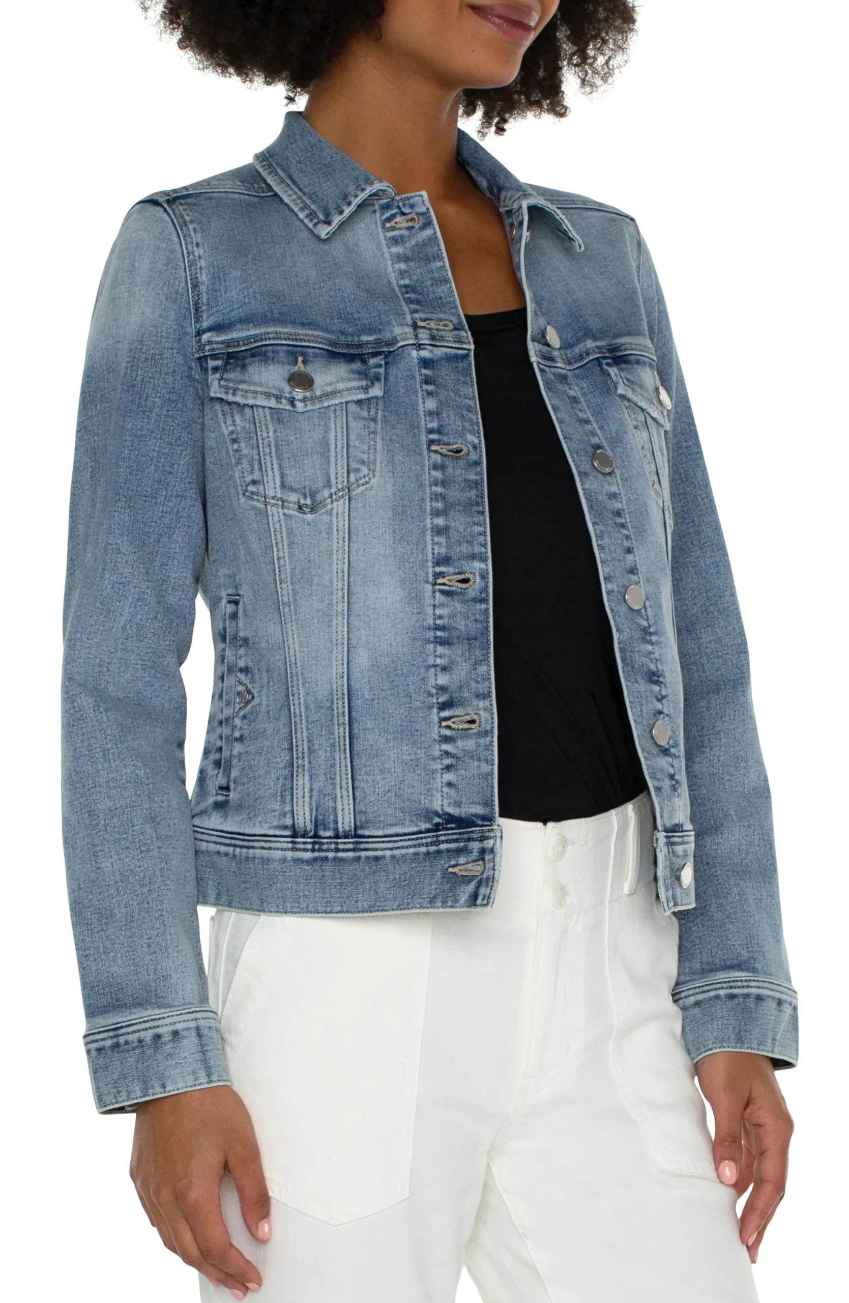 Jackets|Jackets-Liverpool Los Angeles ECO CLASSIC JEAN JACKET Cabrillo