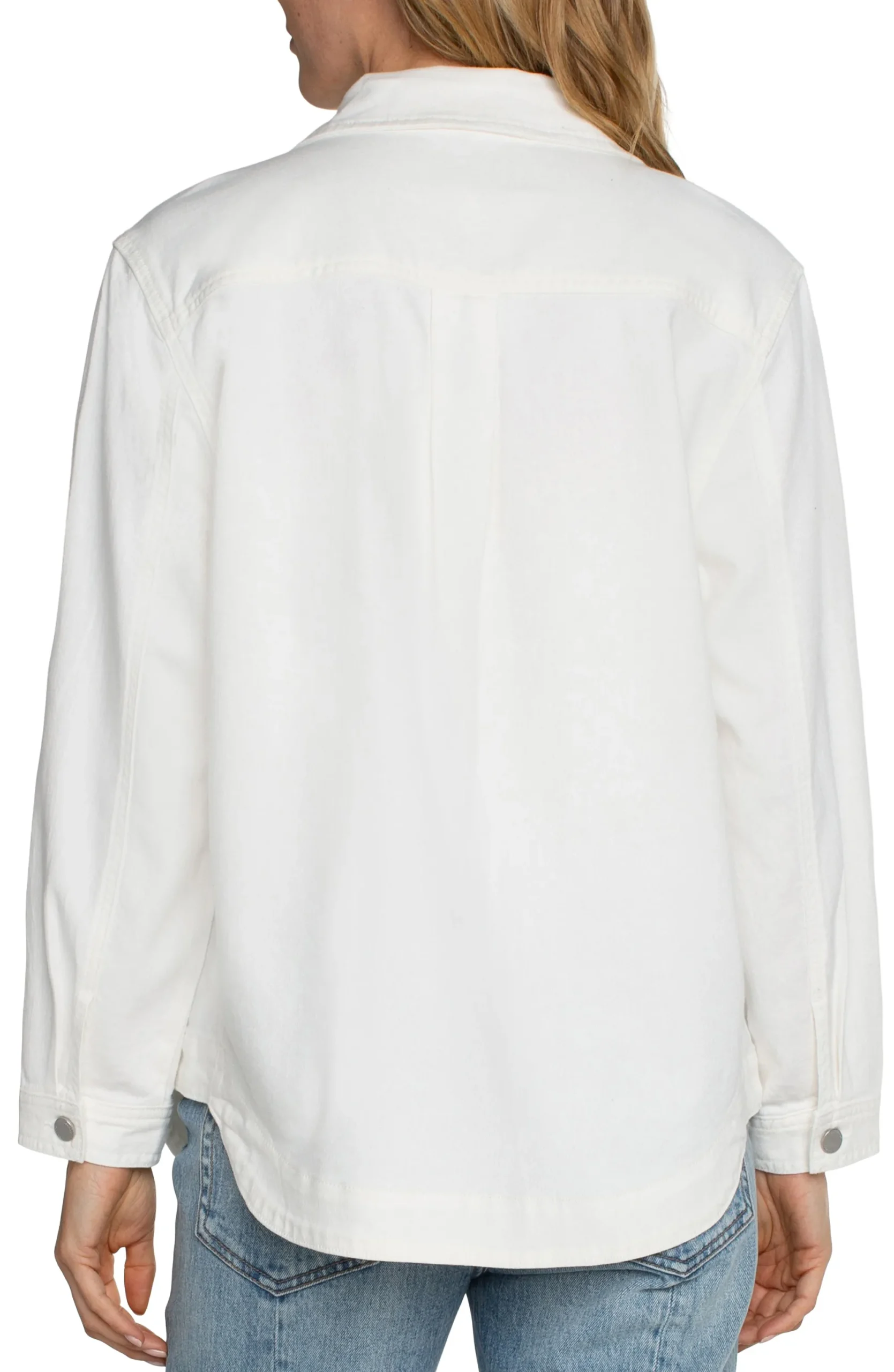 Mules-Liverpool Los Angeles ECO SHIRT JACKET Brightwhite