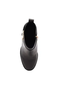 Boots-Liverpool Los Angeles ENCINO BOOTIE WITH ANKLE STRAP Black