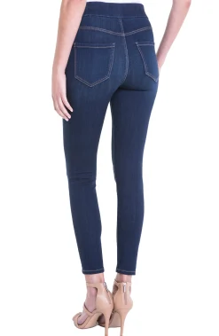 Skinny|Jeans-Liverpool Los Angeles FARRAH HI-RISE PULL-ON ANKLE HIGH PERFORMANCE DENIM Griffithsuperdark