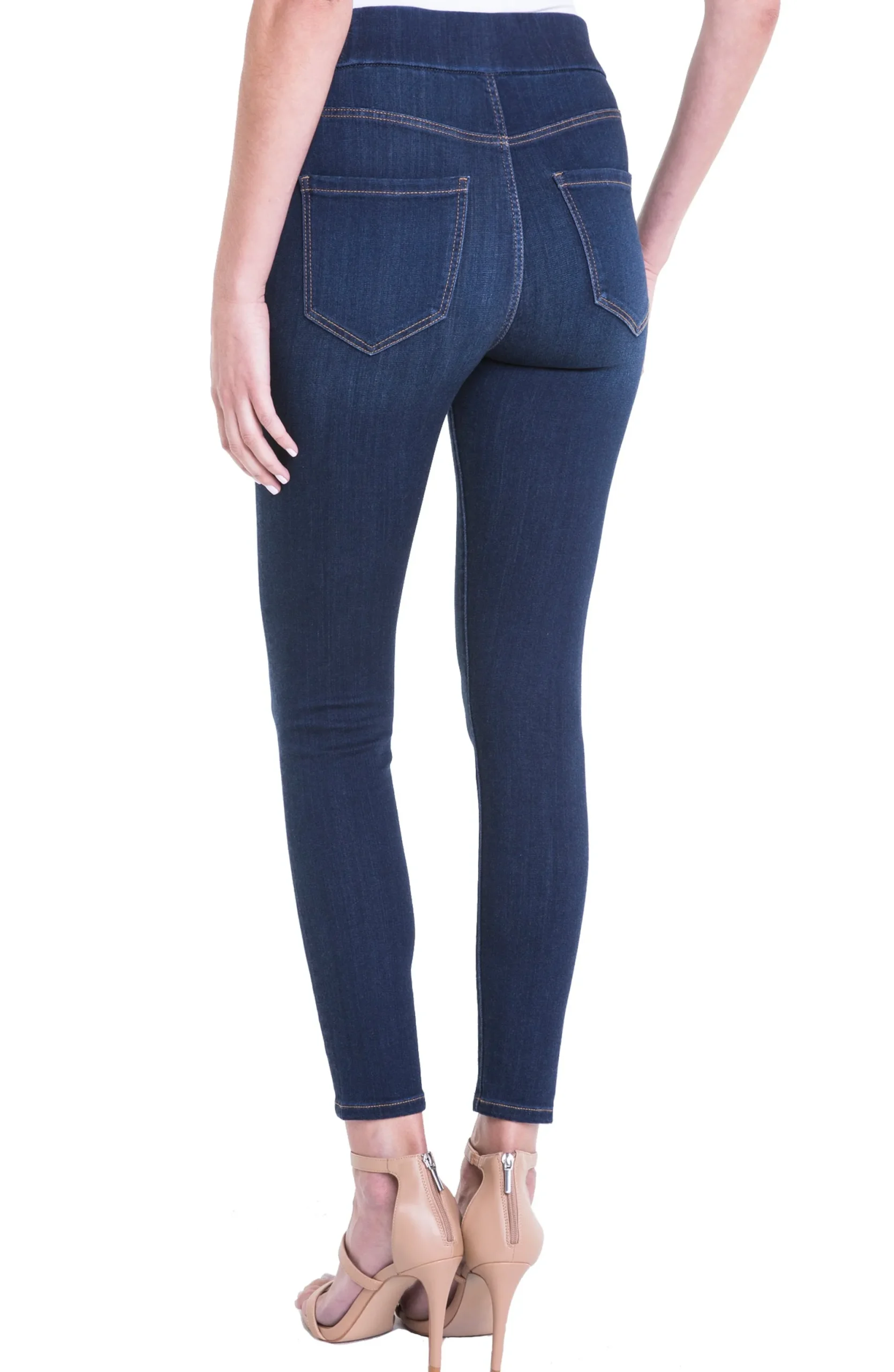 Skinny|Jeans-Liverpool Los Angeles FARRAH HI-RISE PULL-ON ANKLE HIGH PERFORMANCE DENIM Griffithsuperdark