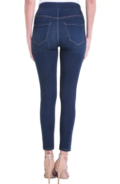 Skinny|Jeans-Liverpool Los Angeles FARRAH HI-RISE PULL-ON ANKLE HIGH PERFORMANCE DENIM Griffithsuperdark