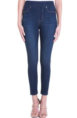 Skinny|Jeans-Liverpool Los Angeles FARRAH HI-RISE PULL-ON ANKLE HIGH PERFORMANCE DENIM Griffithsuperdark
