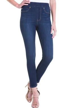 Skinny|Jeans-Liverpool Los Angeles FARRAH HI-RISE PULL-ON ANKLE HIGH PERFORMANCE DENIM Griffithsuperdark