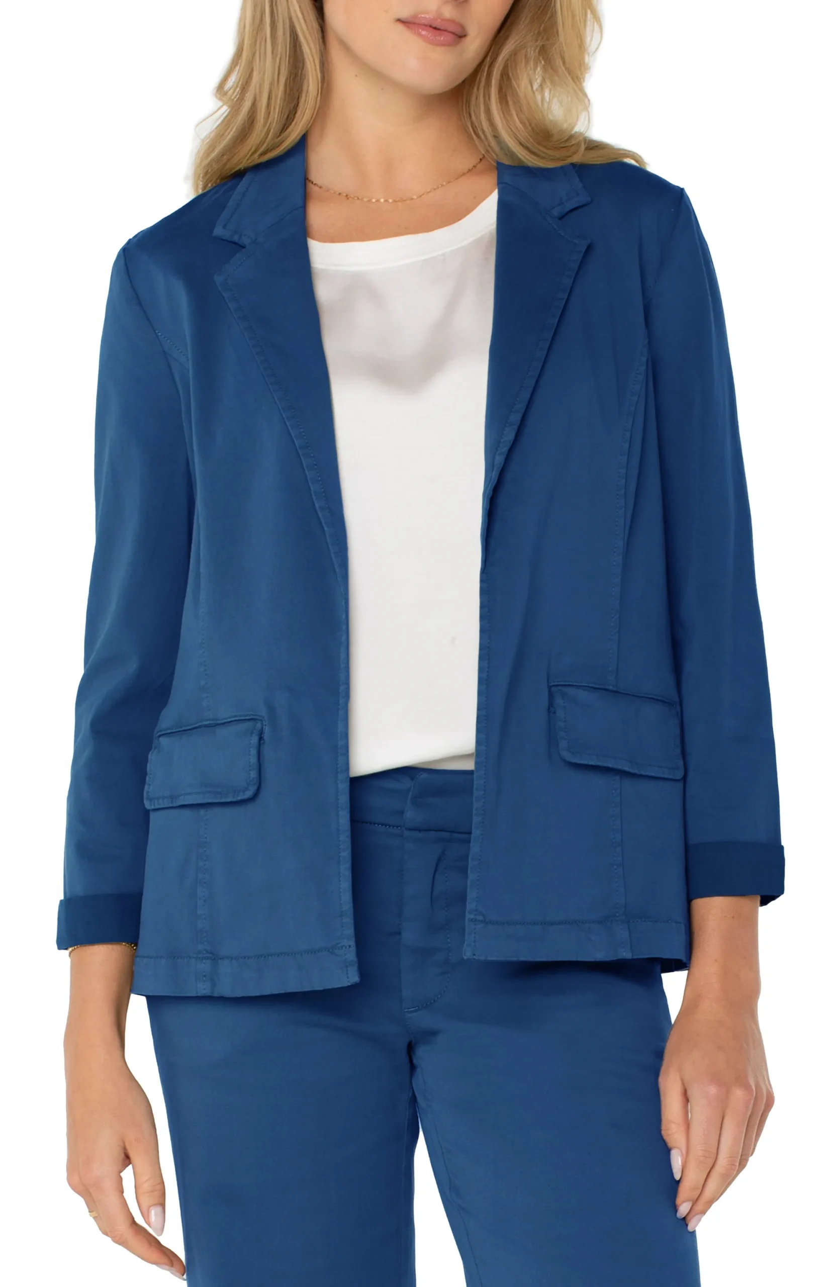 Jackets-Liverpool Los Angeles FITTED BLAZER Goddessblue