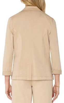 Jackets-Liverpool Los Angeles FITTED BLAZER Cappuccino