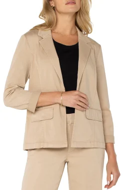Jackets-Liverpool Los Angeles FITTED BLAZER Cappuccino