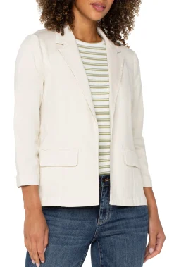 Jackets-Liverpool Los Angeles FITTED BLAZER Bone