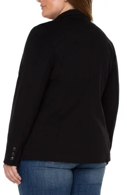 Jackets-Liverpool Los Angeles FITTED BLAZER Black