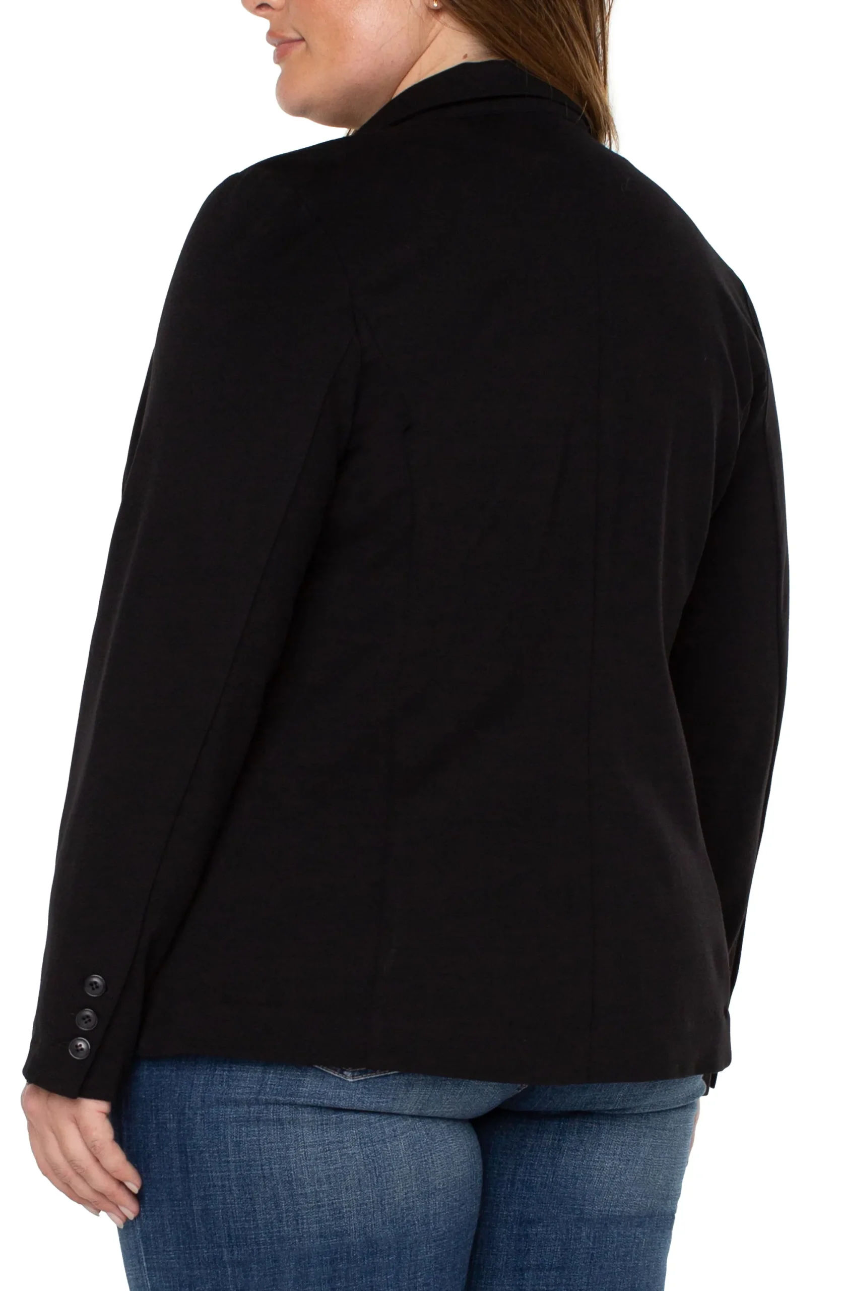 Jackets-Liverpool Los Angeles FITTED BLAZER Black