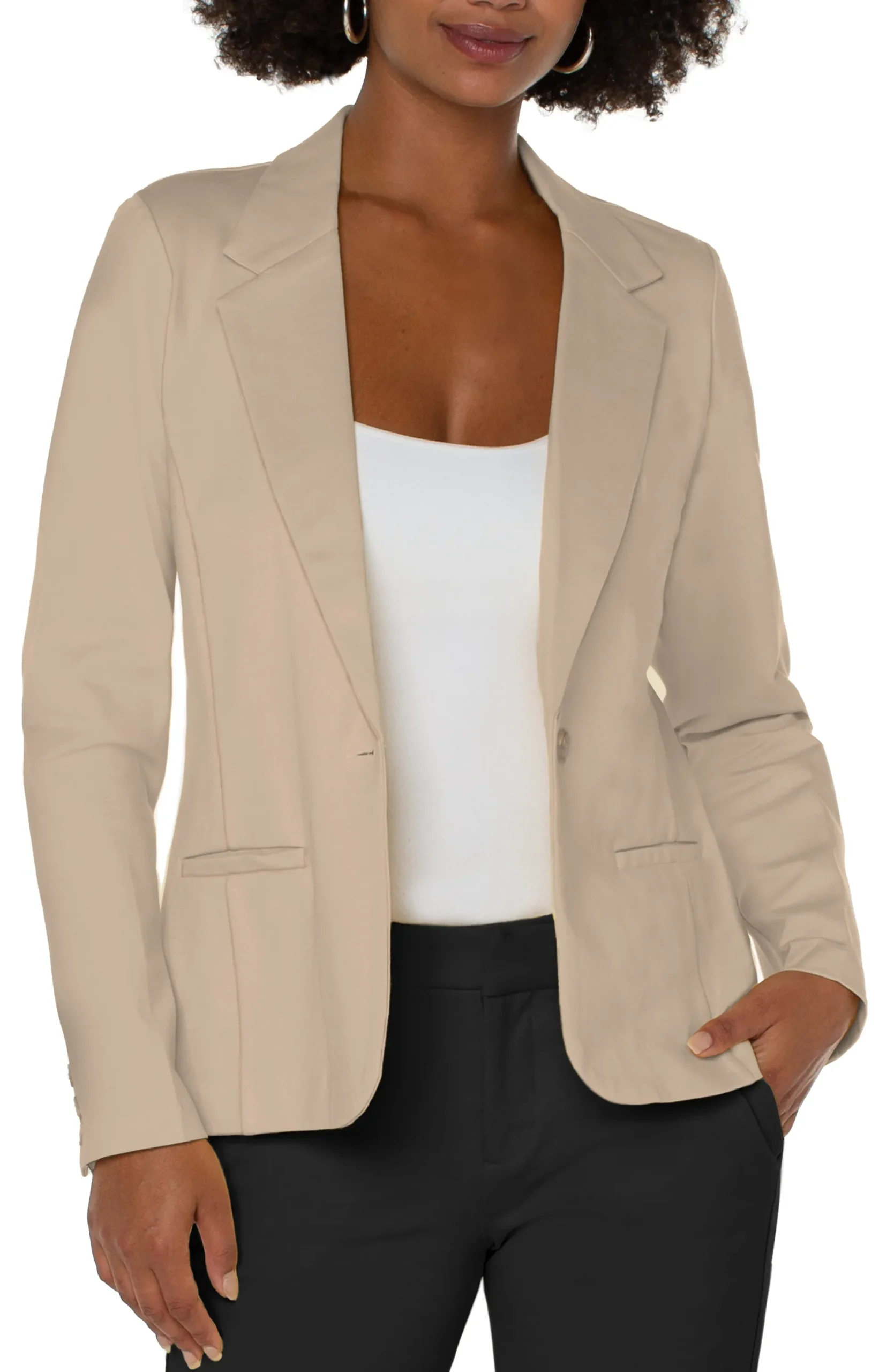 Jackets-Liverpool Los Angeles FITTED BLAZER Biscuittan