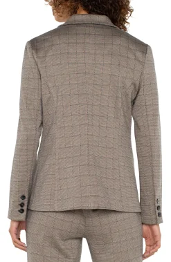 Jackets-Liverpool Los Angeles FITTED BLAZER Peppercornplaid
