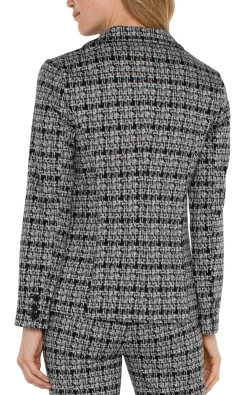 Jackets-Liverpool Los Angeles FITTED BLAZER Blackgreyplaid