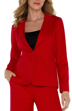 Jackets-Liverpool Los Angeles FITTED BLAZER SUPER STRETCH Tangored