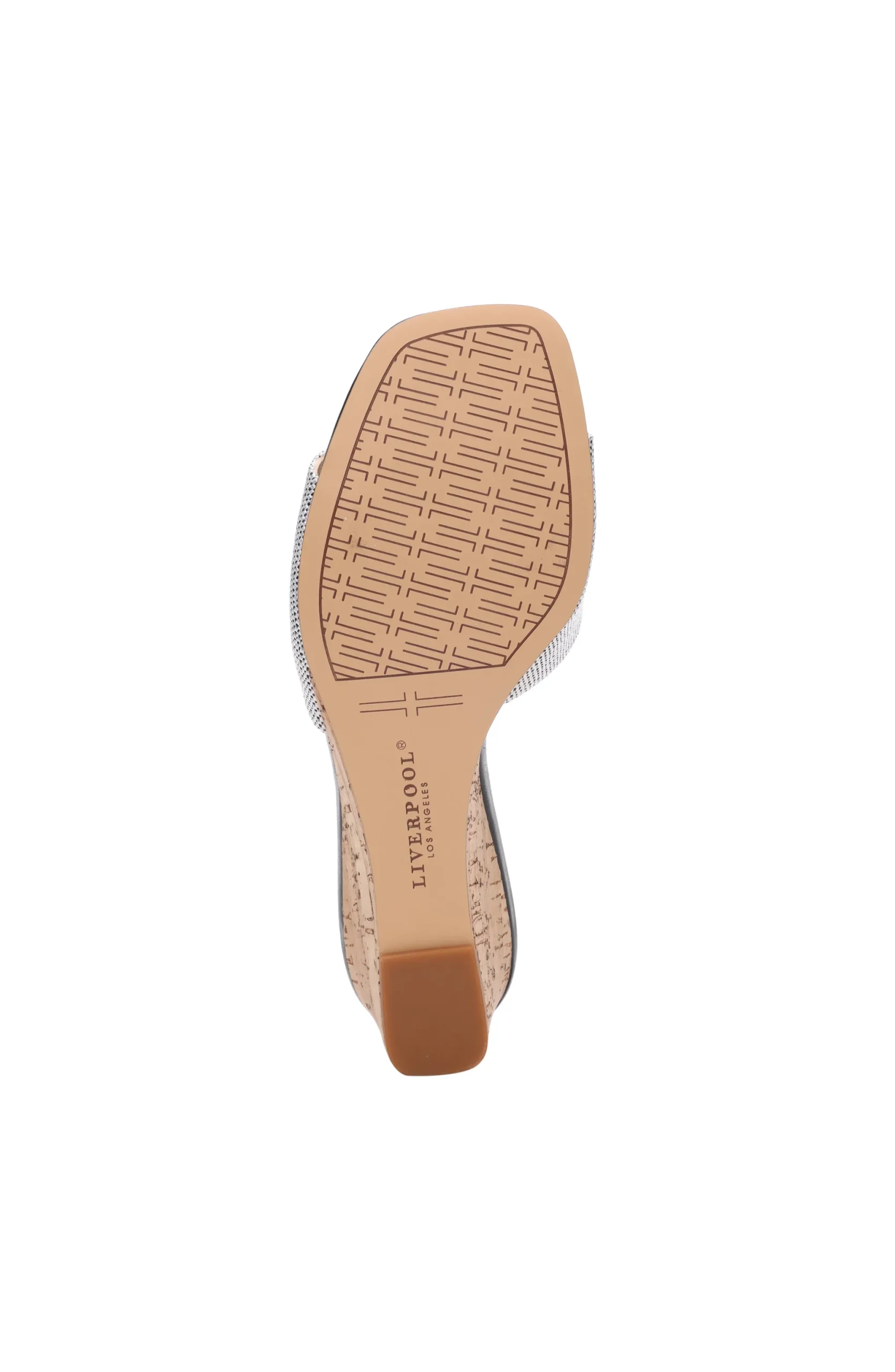 Mules|Wedges & Espadrilles-Liverpool Los Angeles FLOWERS WEDGE MULE Whiteblack