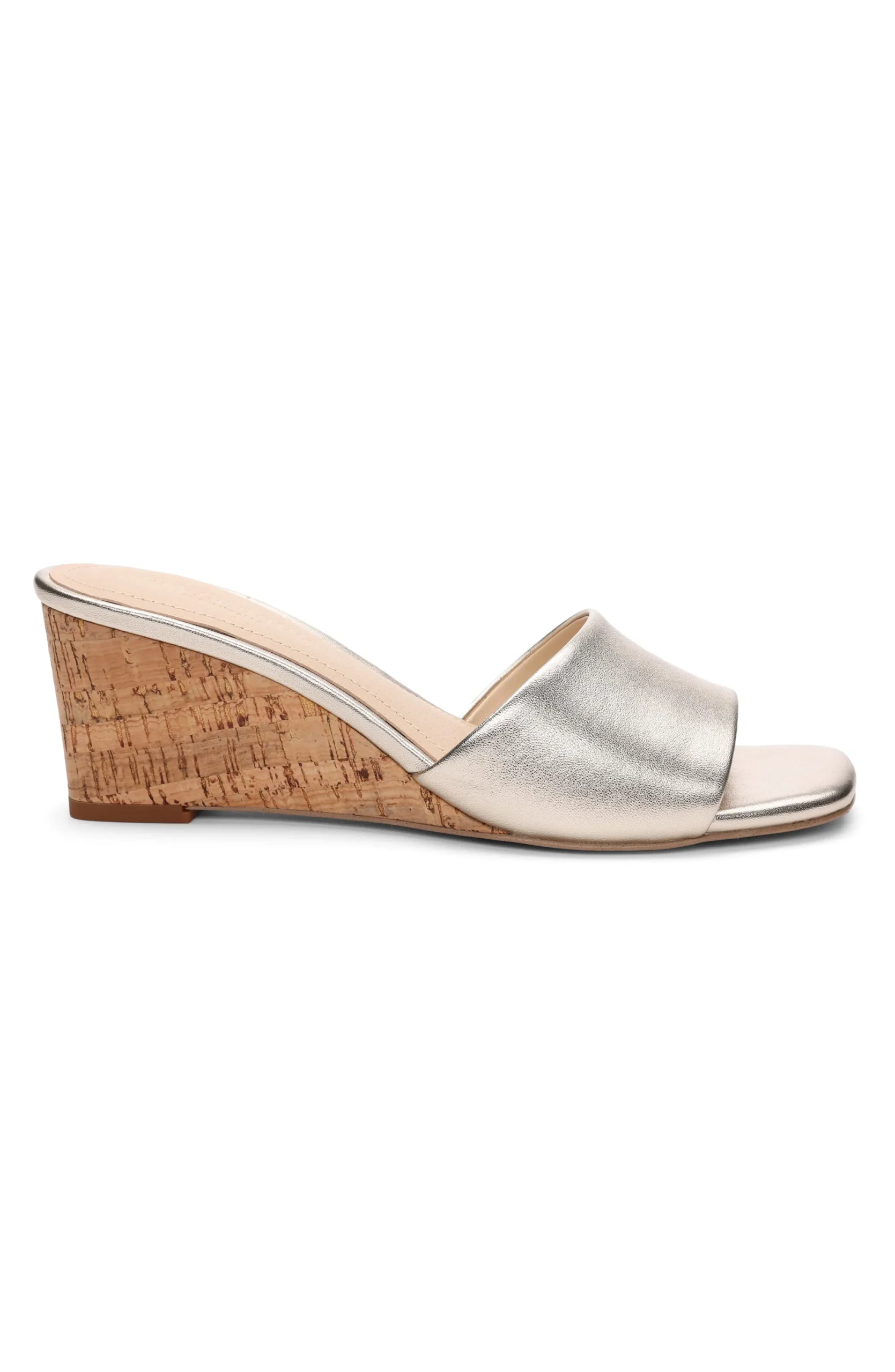 Mules|Wedges & Espadrilles-Liverpool Los Angeles FLOWERS WEDGE MULE Gold