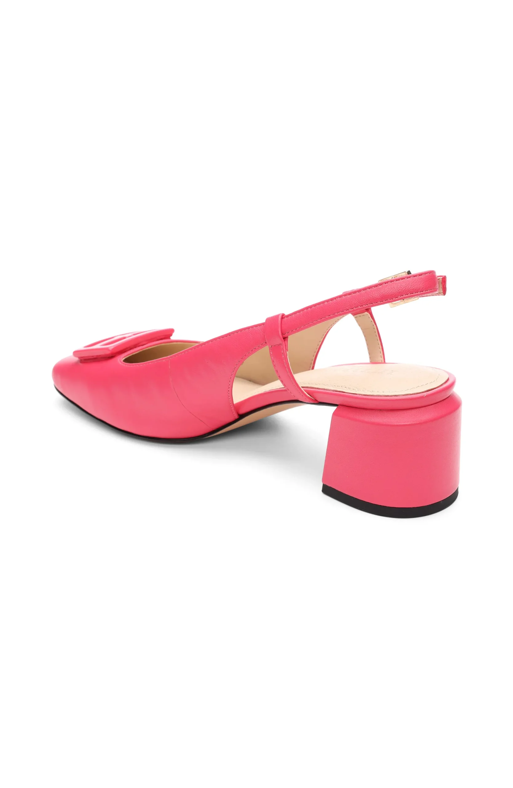 Flats-Liverpool Los Angeles GETTY SLINGBACK WITH LOGO MEDALLION Pinkpunch