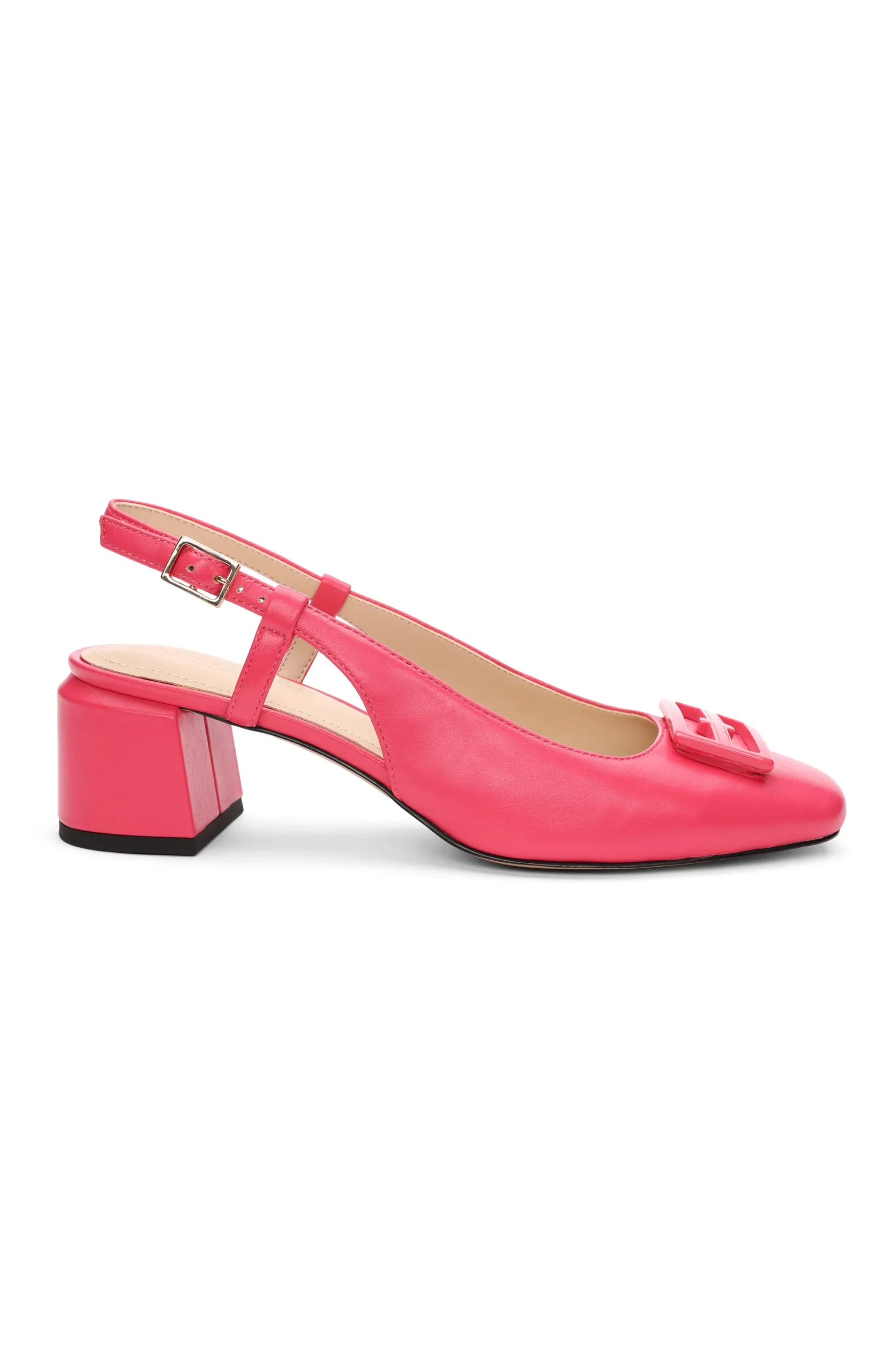 Flats-Liverpool Los Angeles GETTY SLINGBACK WITH LOGO MEDALLION Pinkpunch