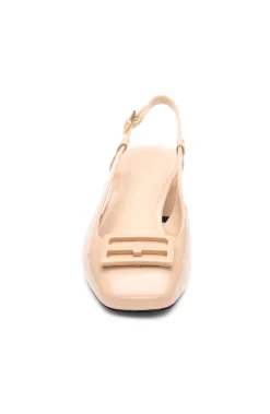 Flats-Liverpool Los Angeles GETTY SLINGBACK WITH LOGO MEDALLION Lpnude