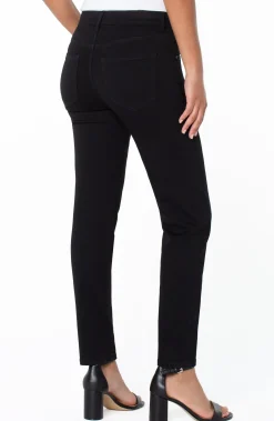 Slim|Pull-On-Liverpool Los Angeles GIA GLIDER® SLIM ECO Overdyeblack