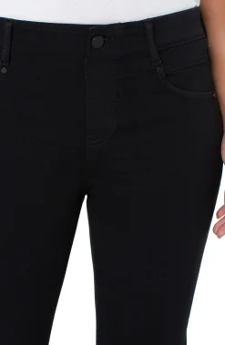 Slim|Pull-On-Liverpool Los Angeles GIA GLIDER® SLIM ECO Overdyeblack