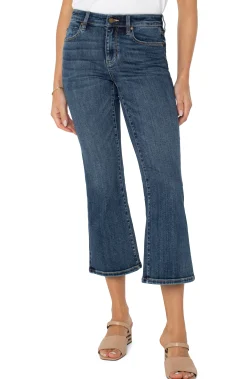Jeans|Crops-Liverpool Los Angeles HANNAH CROP FLARE Bolsachica