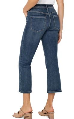 Jeans|Crops-Liverpool Los Angeles HANNAH CROP FLARE Bolsachica