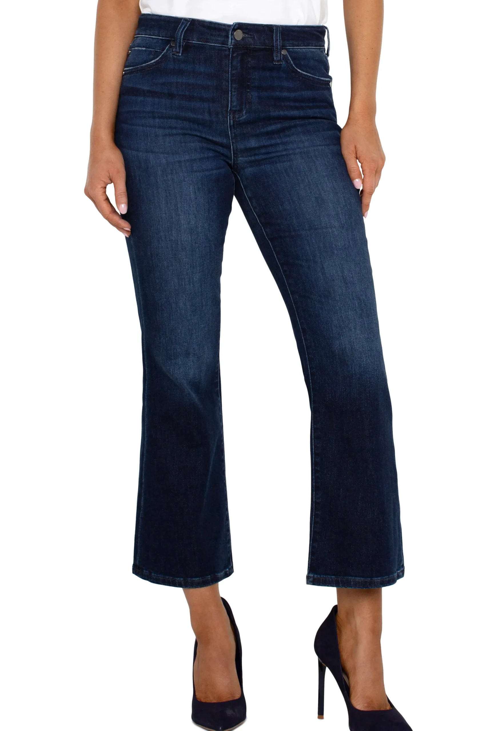 Jeans-Liverpool Los Angeles HANNAH CROP FLARE ECO Upland