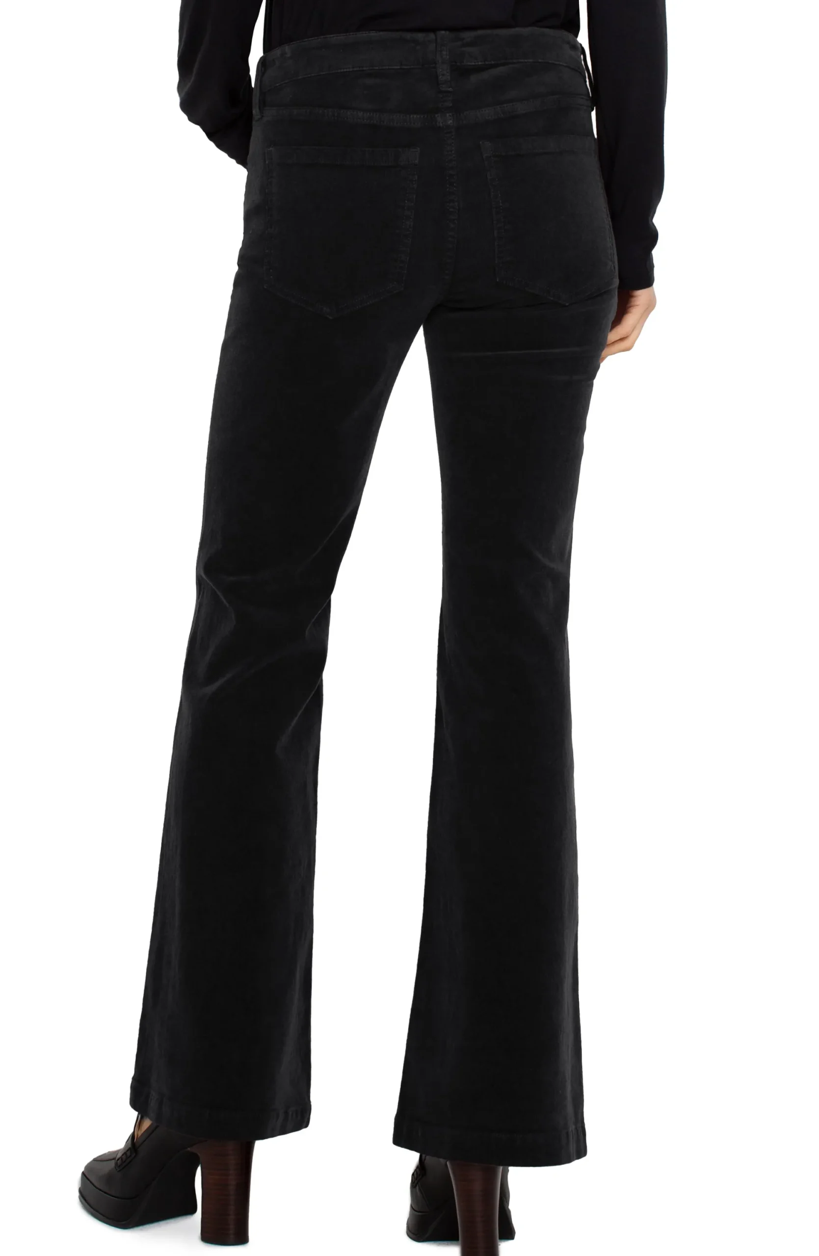 Jeans|Bootcut & Flares-Liverpool Los Angeles HANNAH FLARE CORDUROY Onyx