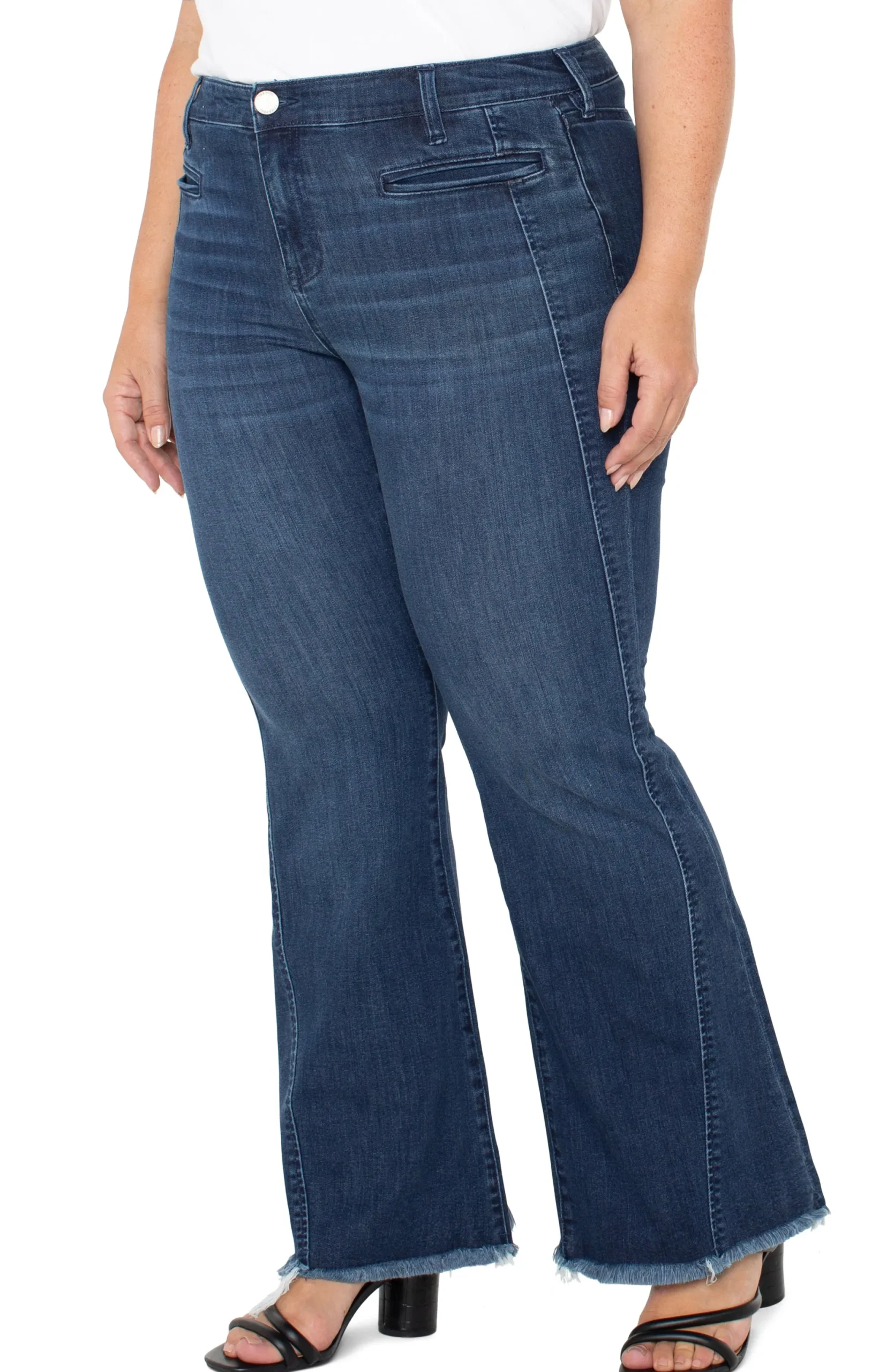 Jeans-Liverpool Los Angeles HANNAH FLARE WITH WELT POCKETS Mountdora
