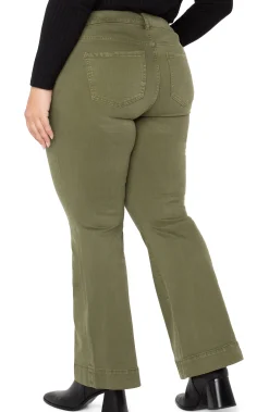 Jeans-Liverpool Los Angeles HANNAH FLARE WITH WIDE HEM Spanisholive