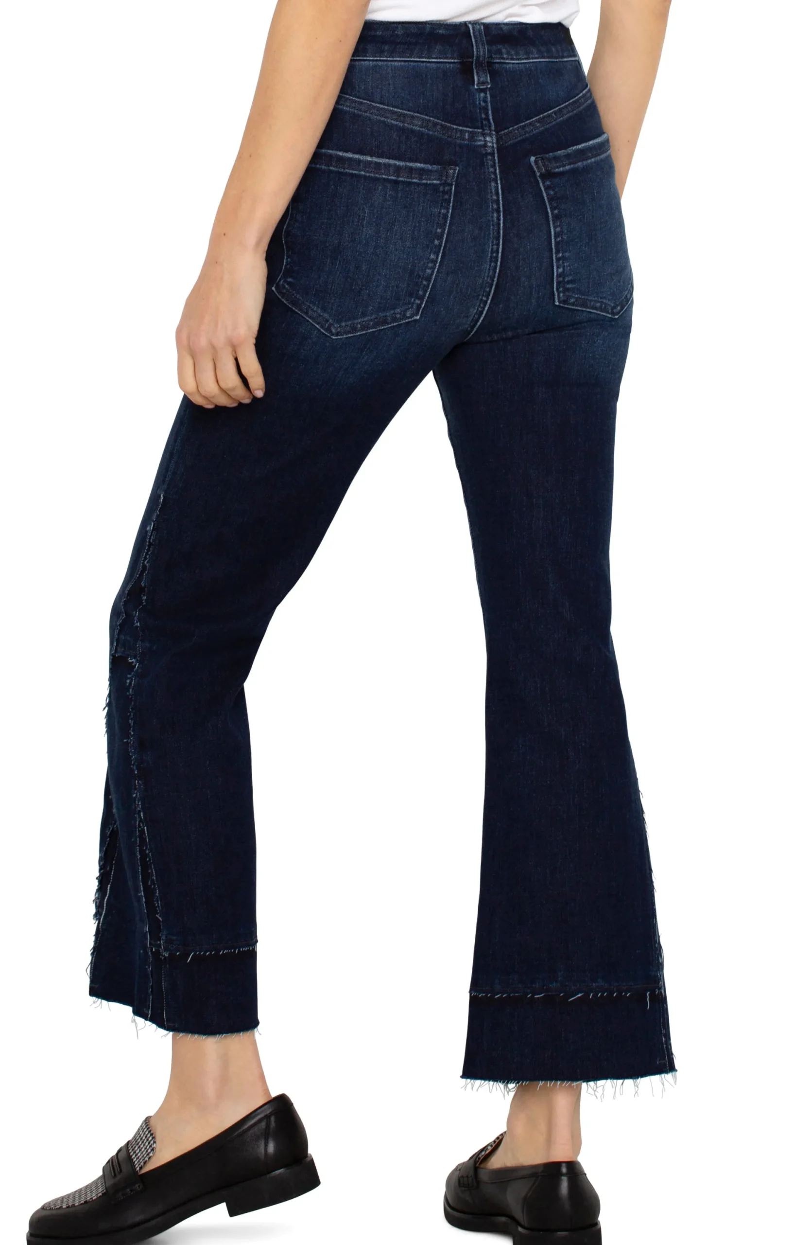 Jeans|Crops-Liverpool Los Angeles HANNAH HI-RISE CROP FLARE Upland