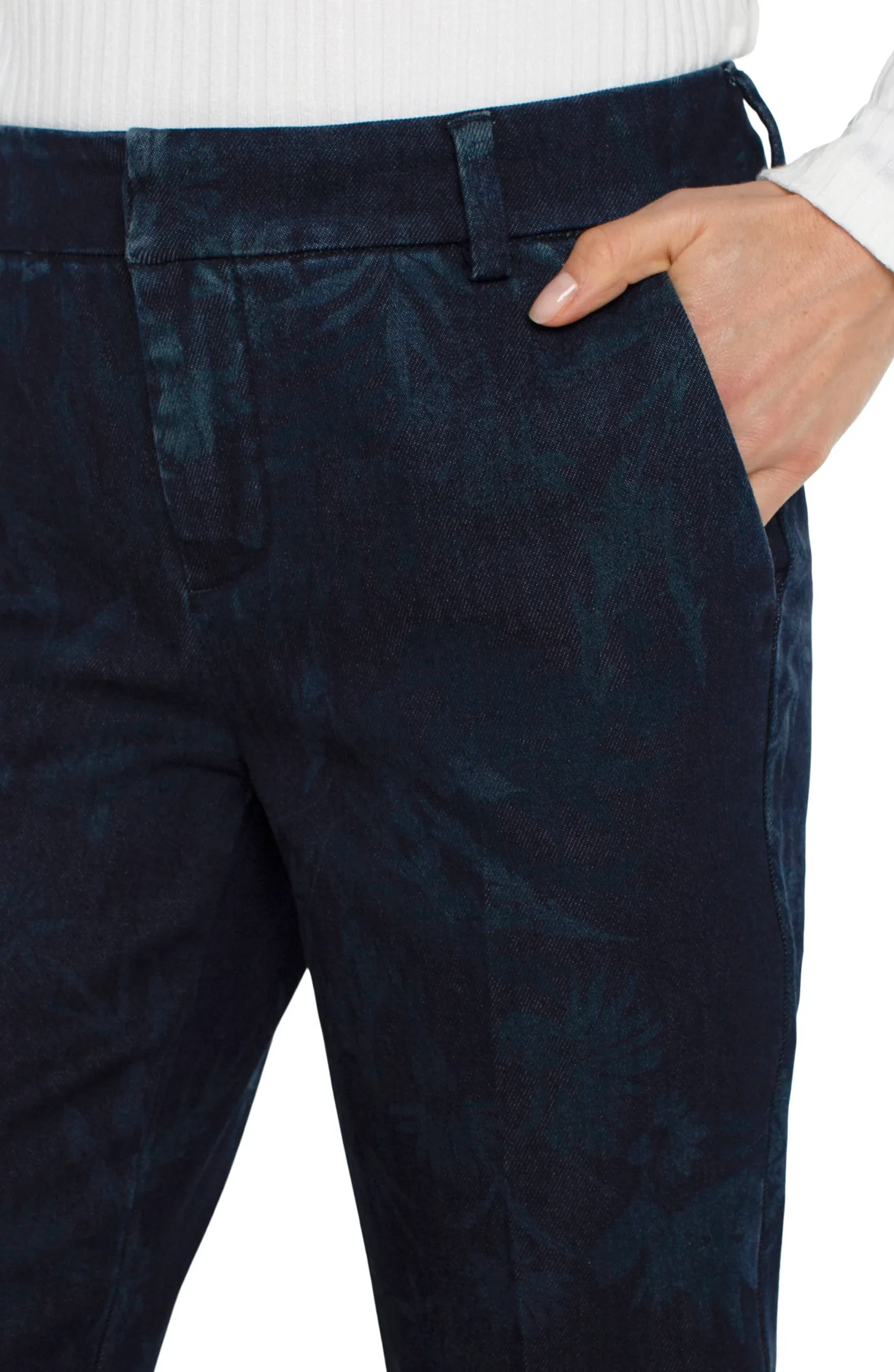 Trousers-Liverpool Los Angeles KELSEY FLARE TROUSER Shadowfloral