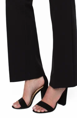 Tall-Liverpool Los Angeles KELSEY FLARE TROUSER SUPER STRETCH - TALL Black
