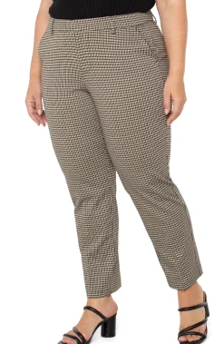 Pants-Liverpool Los Angeles KELSEY KNIT TROUSER Blacktancheck
