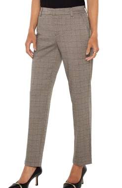Pants|Trousers-Liverpool Los Angeles KELSEY KNIT TROUSER Peppercornplaid