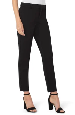 Trousers|Pants-Liverpool Los Angeles KELSEY KNIT TROUSER SUPER STRETCH Black