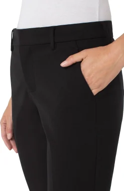 Trousers|Pants-Liverpool Los Angeles KELSEY KNIT TROUSER SUPER STRETCH Black