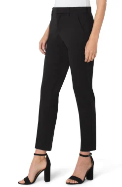 Trousers|Pants-Liverpool Los Angeles KELSEY KNIT TROUSER SUPER STRETCH Black