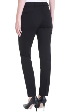 Tall|Trousers-Liverpool Los Angeles KELSEY KNIT TROUSER SUPER STRETCH - TALL Black