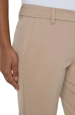Trousers|Pants-Liverpool Los Angeles KELSEY KNIT TROUSER SUPER STRETCH Biscuittan