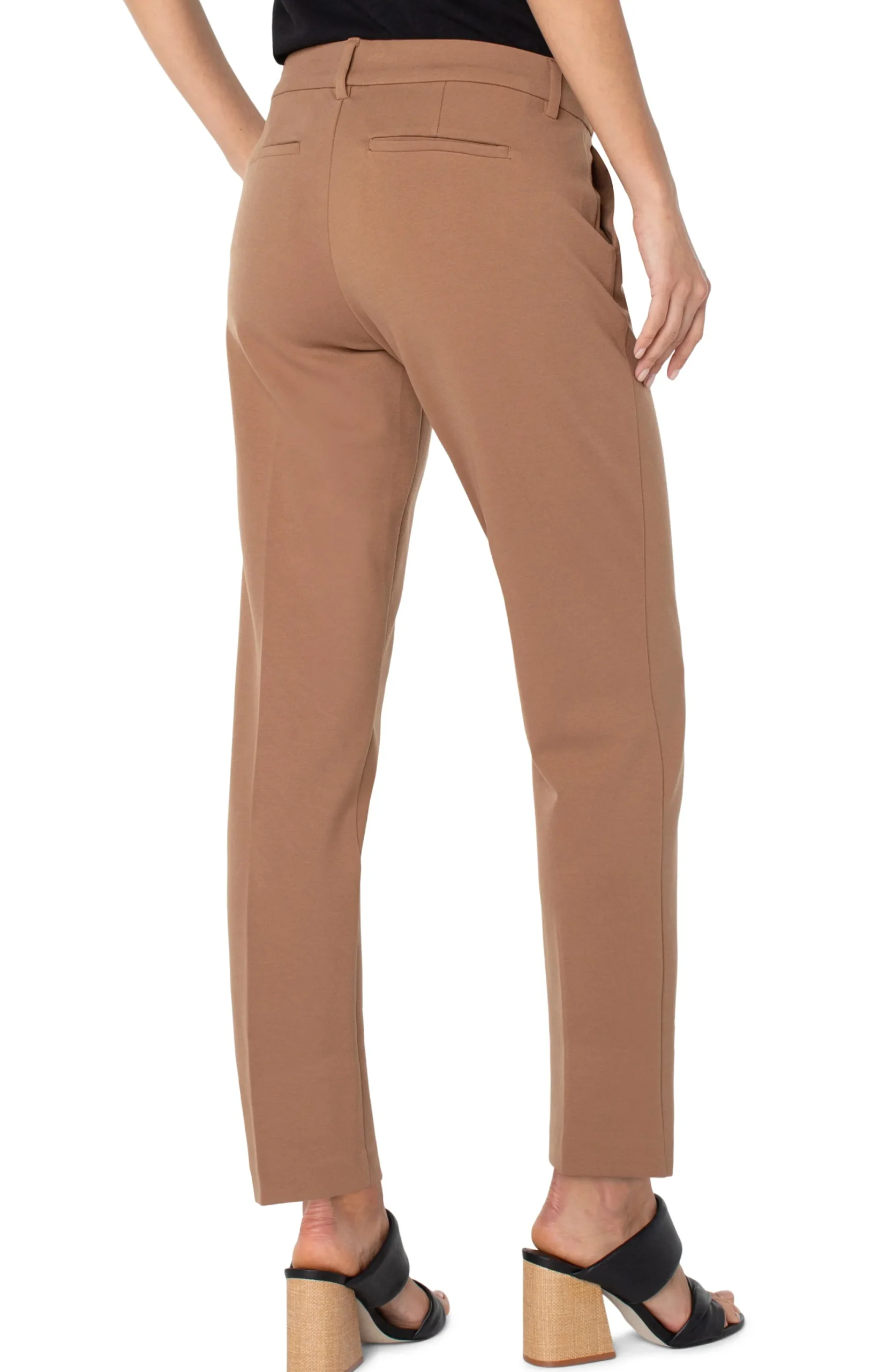 Tall-Liverpool Los Angeles KELSEY KNIT TROUSER SUPER STRETCH - TALL Maple