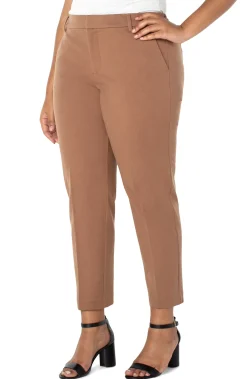 Pants-Liverpool Los Angeles KELSEY TROUSER SUPER STRETCH Maple