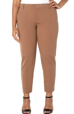 Pants-Liverpool Los Angeles KELSEY TROUSER SUPER STRETCH Maple