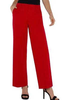 Pants|Trousers-Liverpool Los Angeles KELSEY WIDE LEG TROUSER Tangored