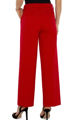 Pants|Trousers-Liverpool Los Angeles KELSEY WIDE LEG TROUSER Tangored
