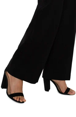 Trousers|Wide-Leg-Liverpool Los Angeles KELSEY WIDE LEG TROUSER Black