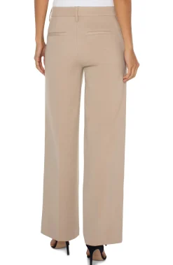 Trousers|Wide-Leg-Liverpool Los Angeles KELSEY WIDE LEG TROUSER Biscuittan